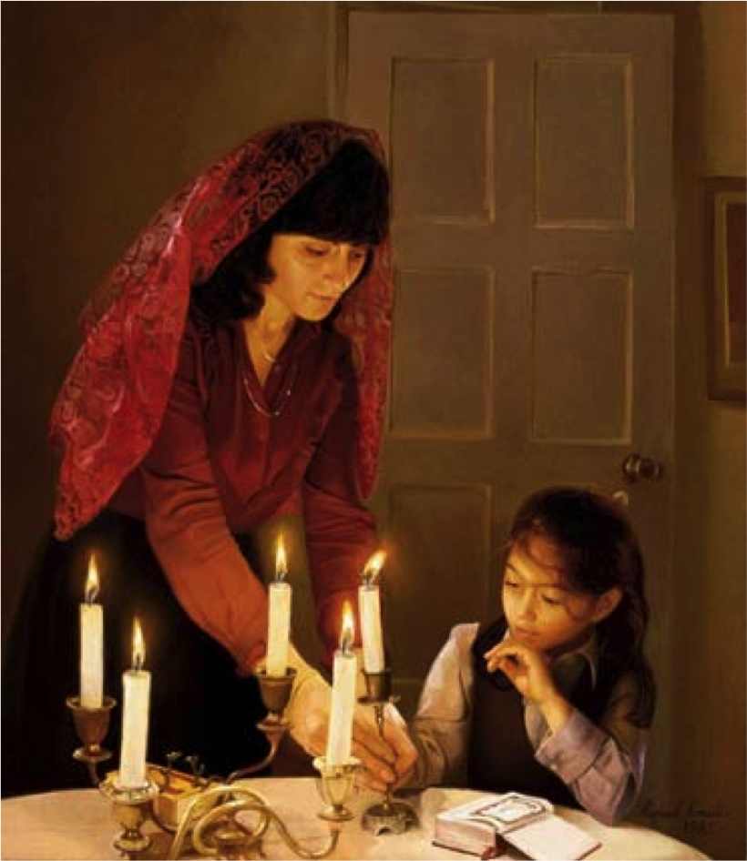 Lighting Shabbos Candles